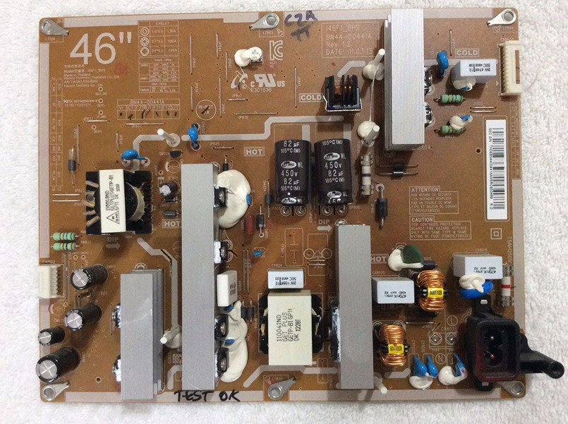 New BN44-00441A (I46F1_BHS) Samsung Power Supply LN46E550F6FXZA - Click Image to Close